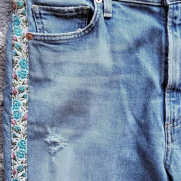 Citizens of Humanity Demy Flare Floral Stripe New 30 - Picture 9 of 16